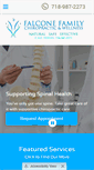 Mobile Screenshot of falconefamilychiro.com
